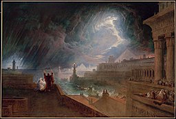 The Seventh Plague by John Martin (1823); Exodus 9:13-35.